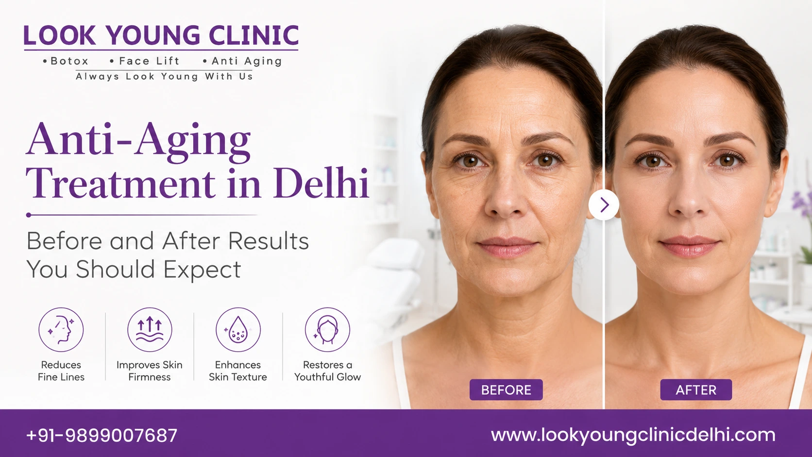 Anti-Aging Treatment in Delhi: Before and After Results You Should Expect