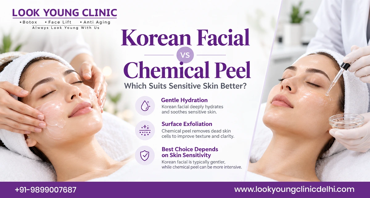 Korean Facial vs Chemical Peel: Which Suits Sensitive Skin Better?