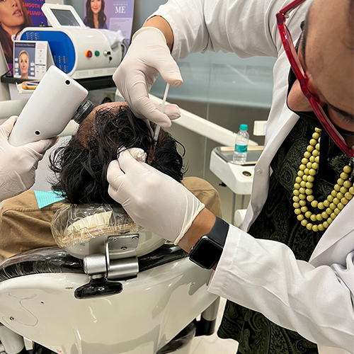 PRP treatment for hair and skin rejuvenation