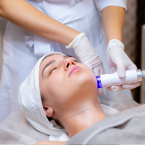 MNRF treatment for acne scars and skin tightening